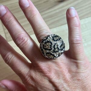 Leopard print gold ring!